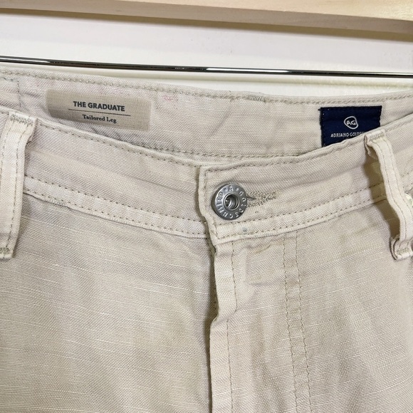 AG ADRIANO GOLDSCHMIED | THE GRADUATE LINEN BLEND PANT - Picture 10 of 16